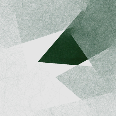 green and white abstract drawing