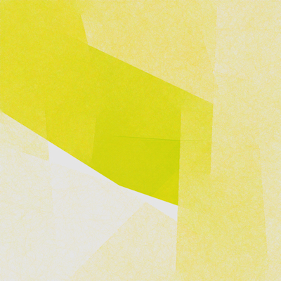 yellow and white abstract drawing