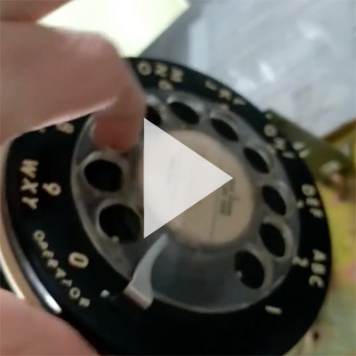 rotary phone video poster